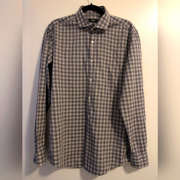 Hugo Boss Pleated Shirt - Picture 1 of 6